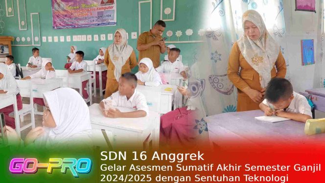 
					SDN 16 Anggrek Gelar Asesmen Sumatif Akhir Semester Ganjil 2024/2025 dengan Sentuhan Teknologi