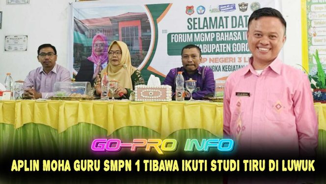 
					Aplin Moha Guru SMPN 1 Tibawa Ikuti Studi Tiru di Luwuk