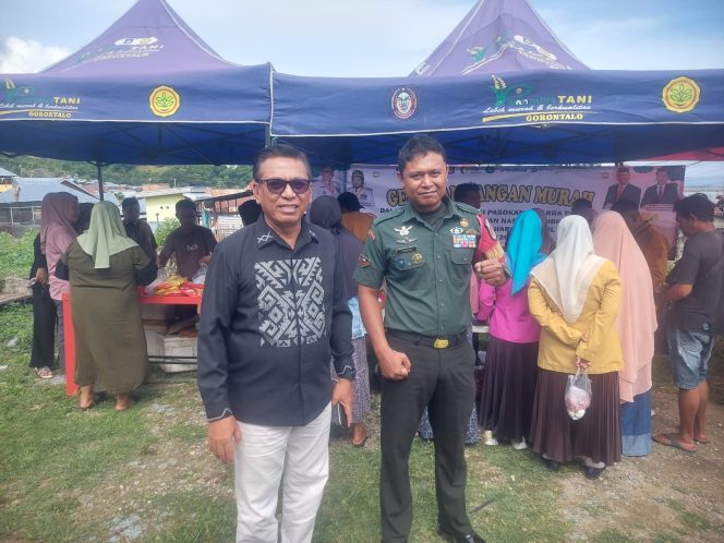 
					Kopda Sutrisno Hadiri Gerakan Pangan Murah di Kelurahan Dembe I
