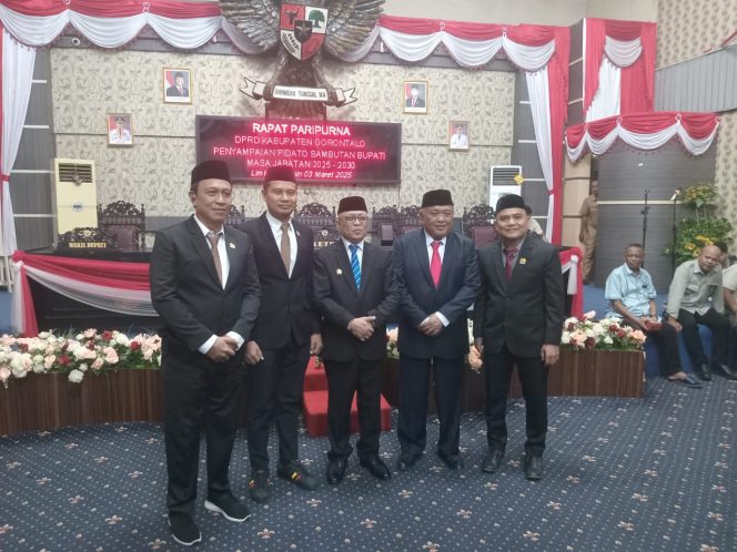 
					Al-ghazali Katili Hadiri Rapat Paripurna Penyampaian Pidato Bupati