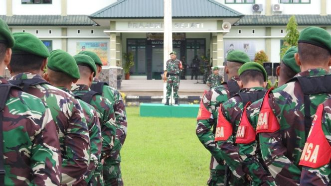 
					Dandim 1314/Gorut Pimpin Apel Persiapan PSU Pilkada 2025 di Gorut