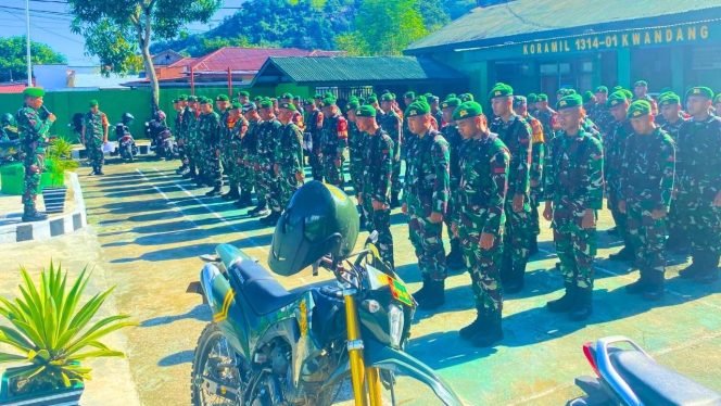 
					Danramil Kapten Inf Edi Sriyanto Pimpin Apel Pengecekan Pengamanan PSU Pilkada Gorut