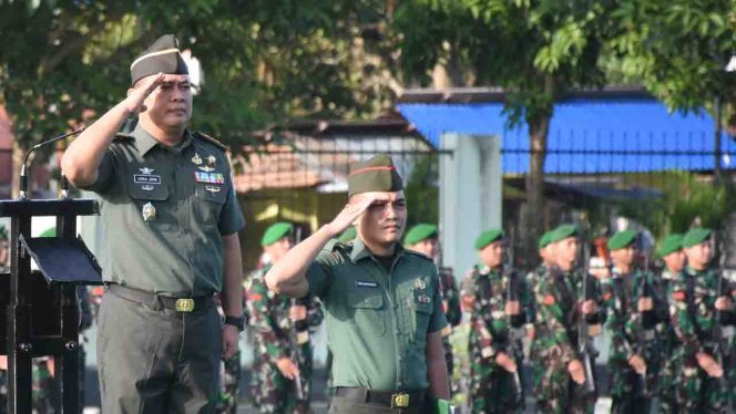 
					Korem 133/NW Laksanakan Upacara 17 Juni, Pangdam Tekankan Peran Strategis Staf TNI