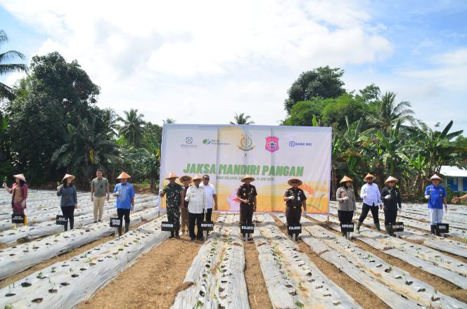 
					Dukung Ketahanan Pangan, Dandim 1304/Gorontalo Hadiri Program Jaksa Mandiri Pangan di Bone Bolango   