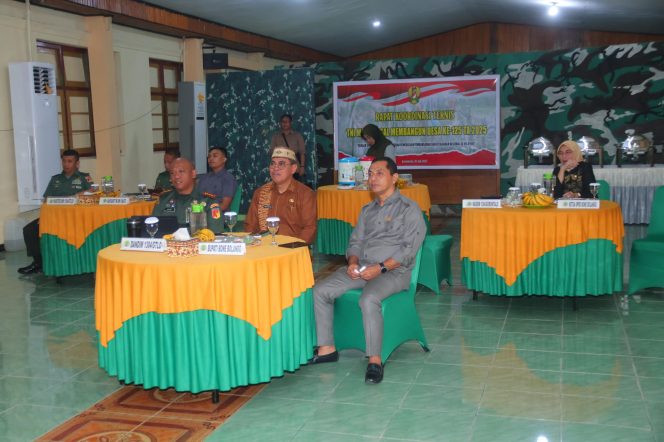 
					Dandim 1304/Gorontalo Ikuti Rakornis TMMD Ke-125 Secara Vicon Bersama Waaster Kasad   