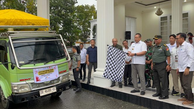 
					Dandim 1304/Gorontalo Hadiri Pelepasan Distribusi Bantuan Pangan Beras Pemerintah