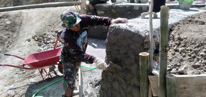 
					Progres Pembangunan Plat Duiker oleh Satgas TMMD Capai 75 Persen