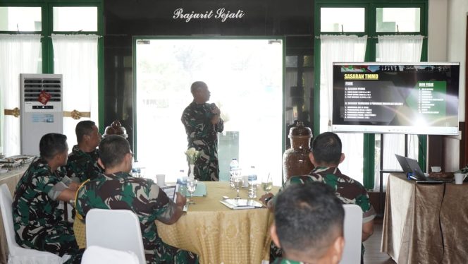 
					Dandim 1304/Gorontalo Paparkan Progres TMMD ke 125 Kepada Tim Wasev Mabesad