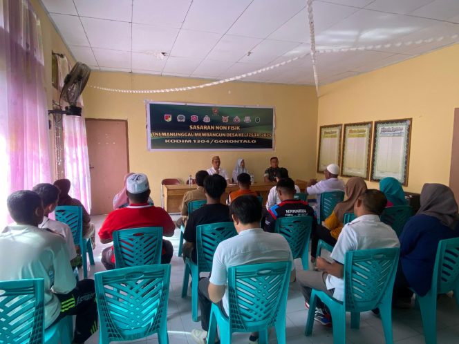 
					Satgas TMMD 125 Kodim 1304/Gorontalo Gelar Sosialisasi UMKM