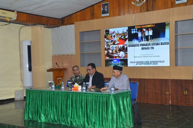 
					Jalin Sinergitas Baznas-TNI, Kodim 1304/Gorontalo Gelar Sosialisasi Bersama Baznas