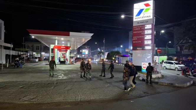 
					Ciptakan Kondisi Aman, Kodim 1304/Gorontalo Gelar Patroli Gabungan