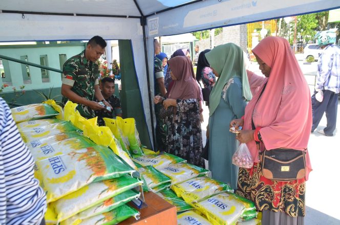 
					Sambut HUT TNI ke 80, Kodim 1304/Gorontalo Gelar Bazar Murah Hingga Baksos