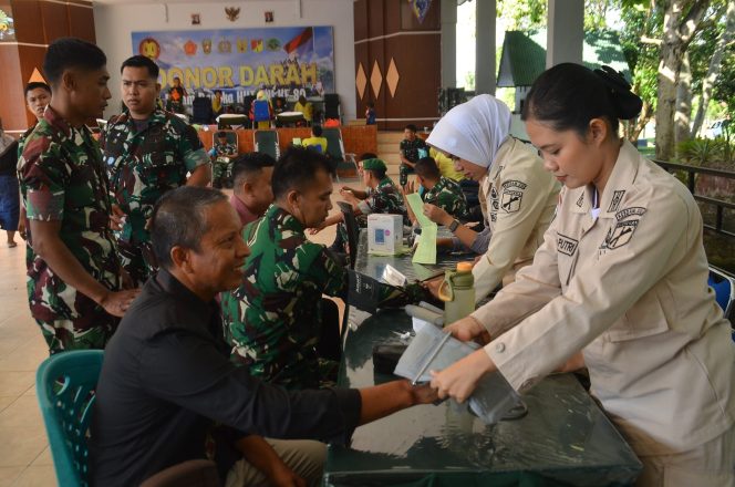 
					Peringati HUT TNI ke-80, Kodim 1304/Gorontalo Wujudkan Kepedulian Lewat Donor Darah