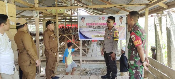 
					Babinsa Tapa, Hadiri Launching Program Ketahanan Pangan Ayam Pullet